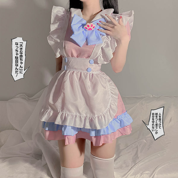 Sweet lolita maid dress set yc24616