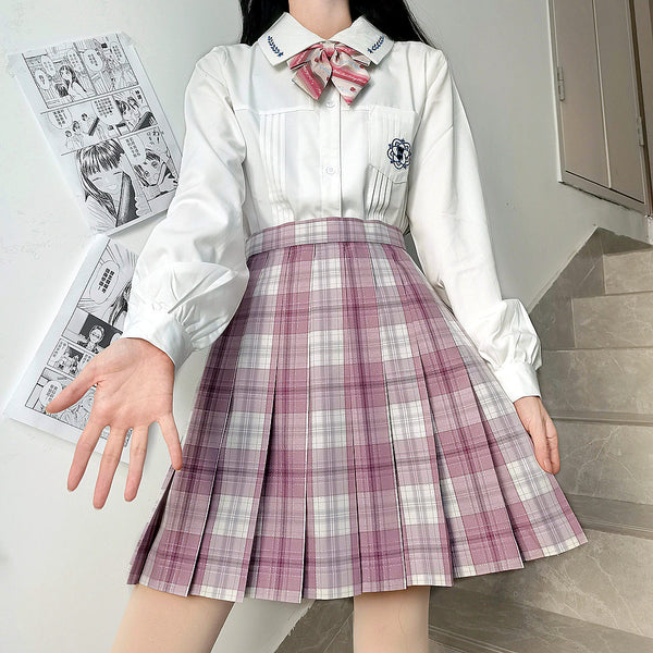 jk uniform plaid skirt suit yc50219
