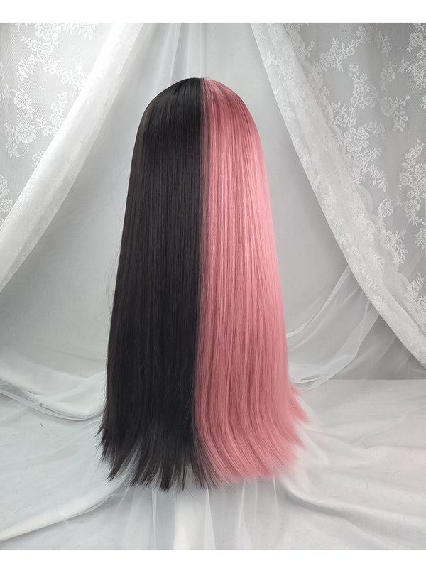 lolita black powder long wig YC23921