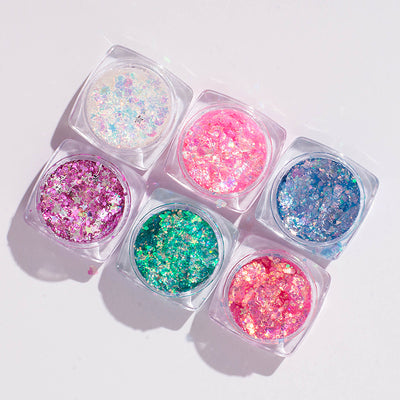 Star glitter glitter (6 boxes) YC21903