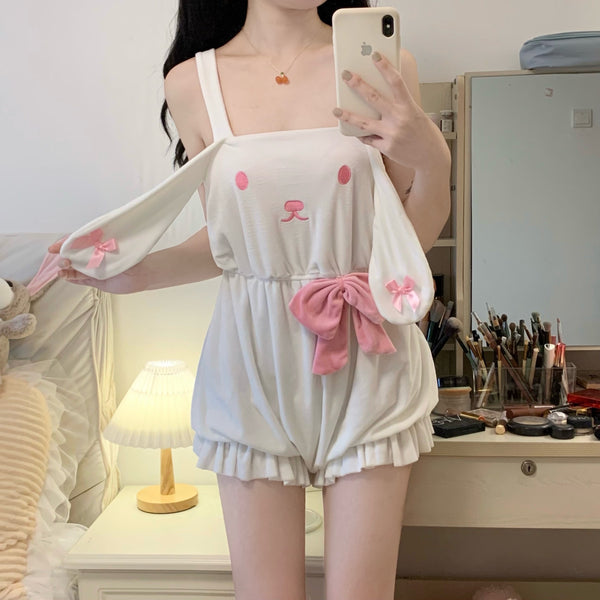 Cute Plush Rabbit Pajamas yc24752