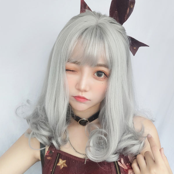 Lolita short roll wig YC21858
