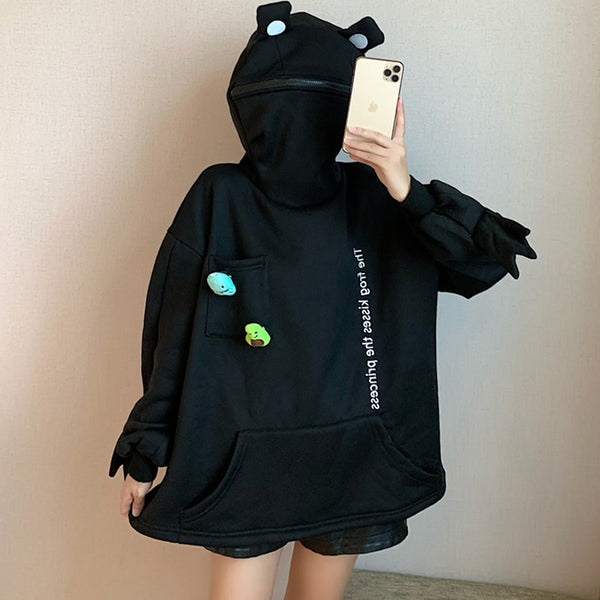 Cute Frog Long Sleeve Top YC24486