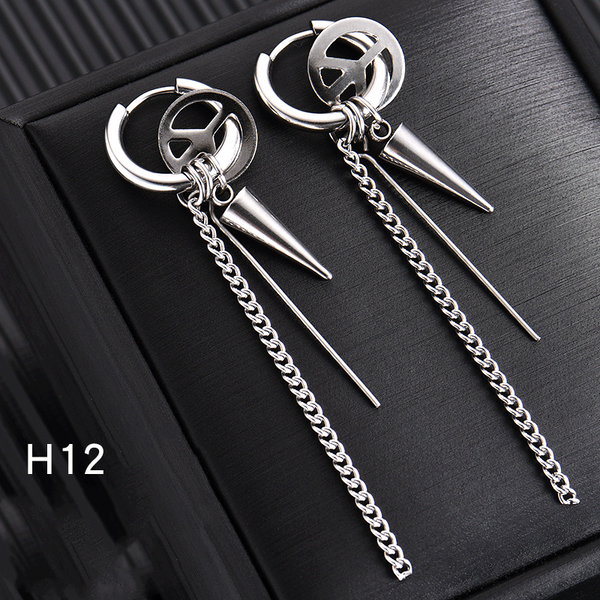 Punk Hip Hop Earrings YC24480