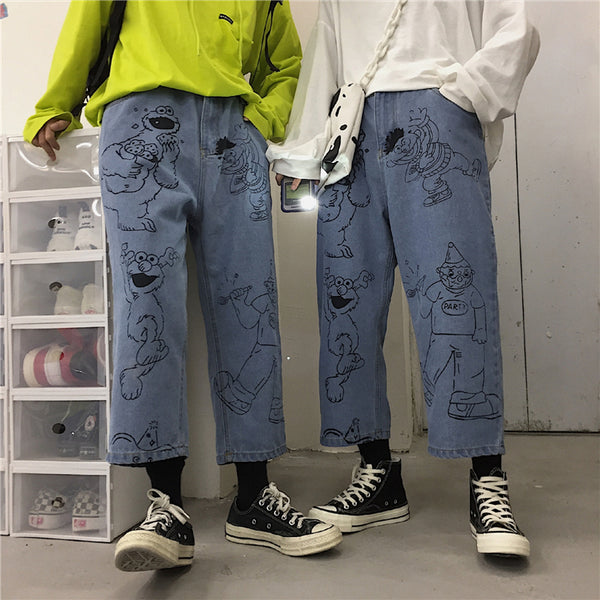 Wide leg jeans  YC21696