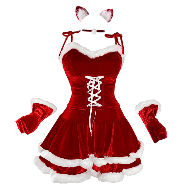 COSPLAY CHRISTMA  TIE DRESS  YC24536