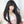 Load image into Gallery viewer, Harajuku Black Brown Long Straight Hair Wig YC24331
