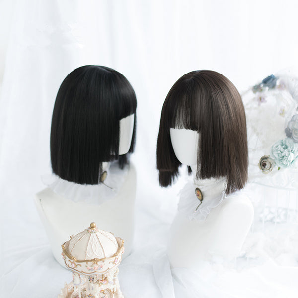 Lolita short straight hair wig yc22427