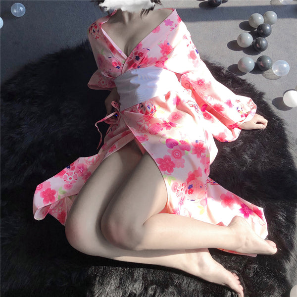 Sexy flower cos kimono YC24056