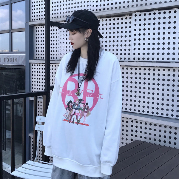 Harajuku Anime Sweatshirt yc22607