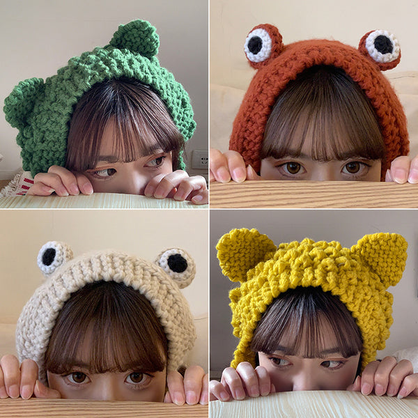 Cute frog knitted hat YC50102