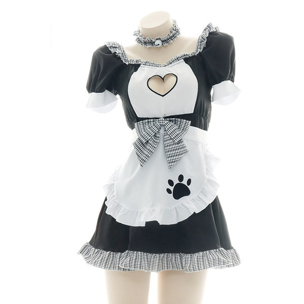 Sexy caring cat claw maid outfit YC24312