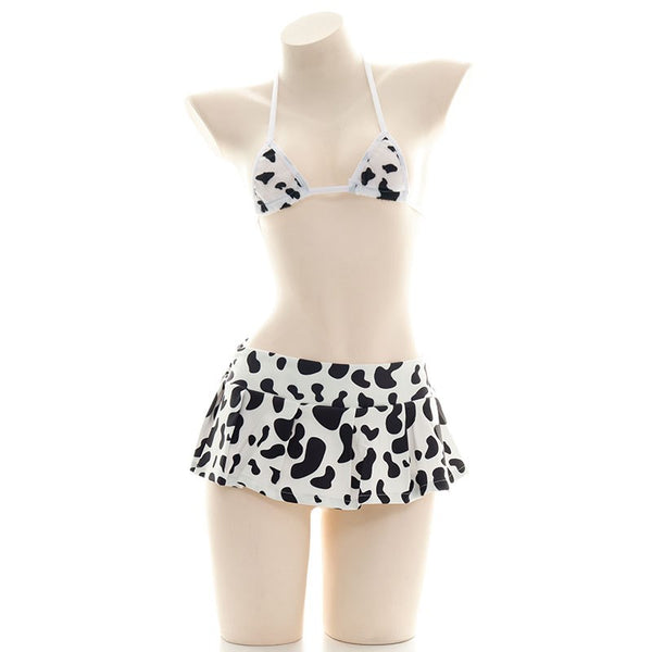 Sexy cow pleated skirt YC24180