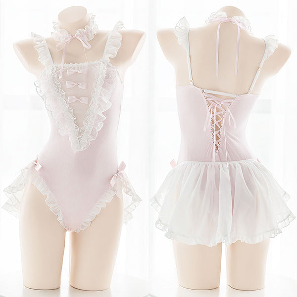 Cute sexy pink pajamas lingerie yc22581