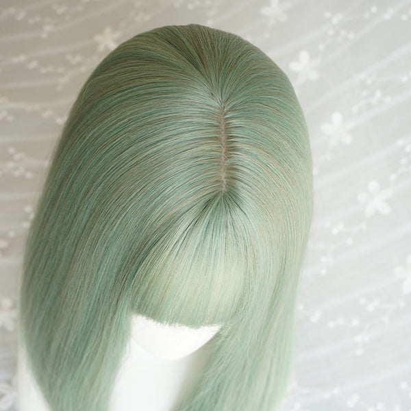 Lolita green air bangs wig   YC21448