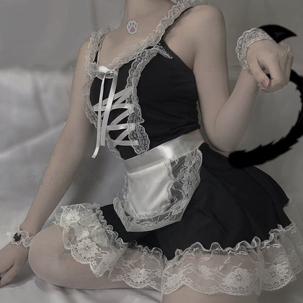 Lolita cos sexy maid lingerie set YC21659