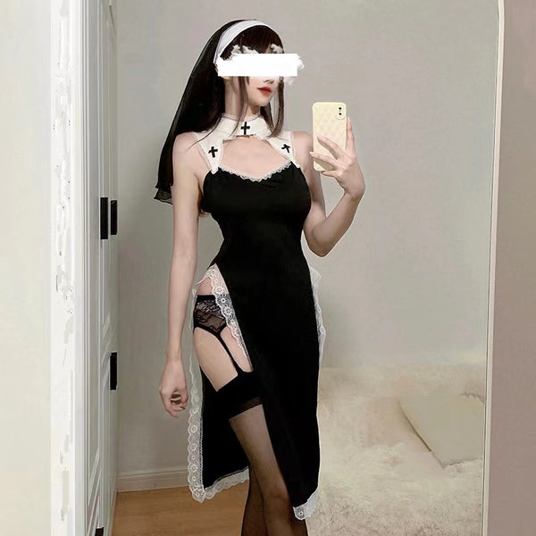 Sexy nurse cosplay uniform suit yc50166
