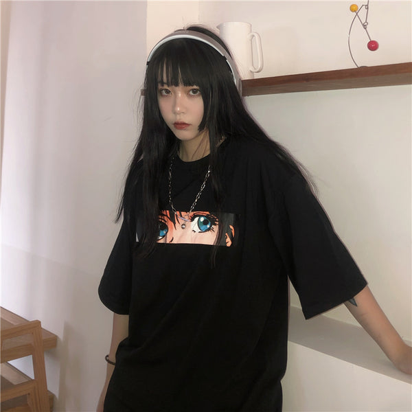Harajuku Girl Anime T-shirt yc22658 – anibiu