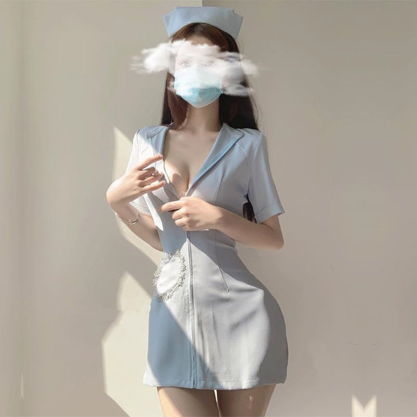 Cute nurse dress uniform YC24097