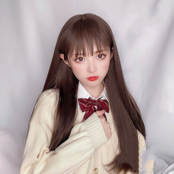 Lolita long straight wig YC24523