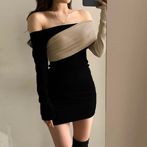 Sexy long sleeve dress YC24510
