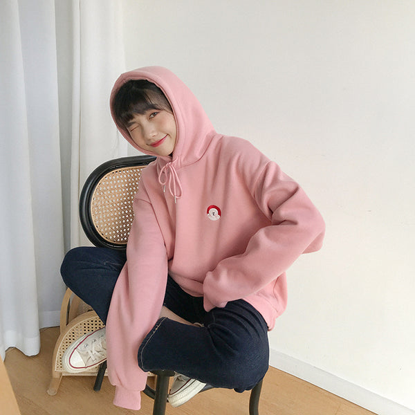 Cute cartoon hooded sweater yc22418