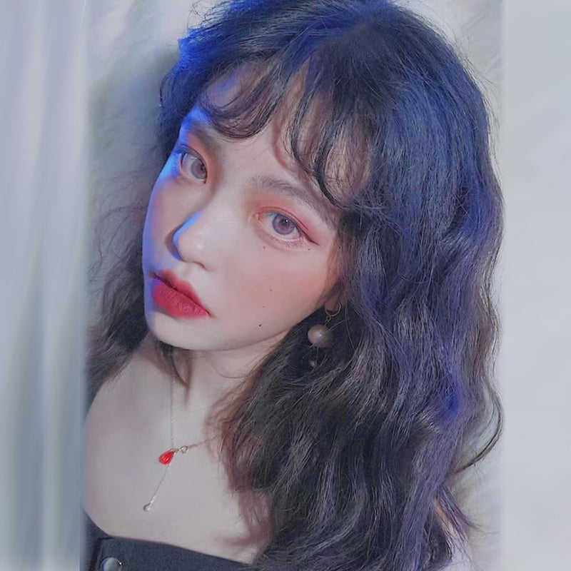 Lolita black and blue mixed color wig YC21567 – anibiu