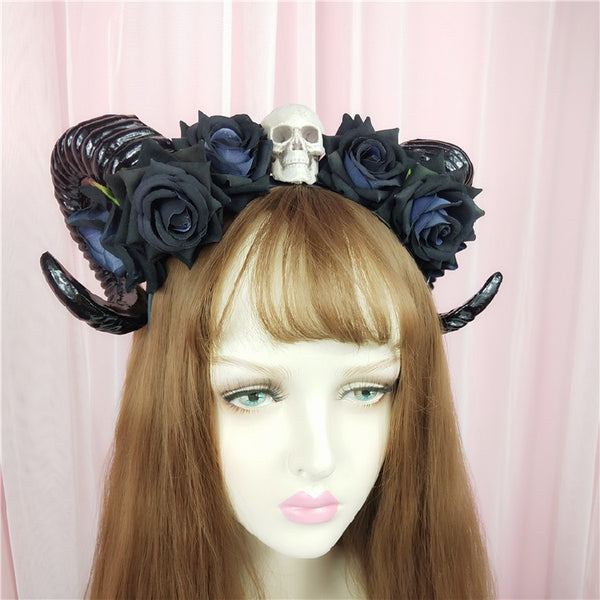 Halloween magic horn hair band YC24390