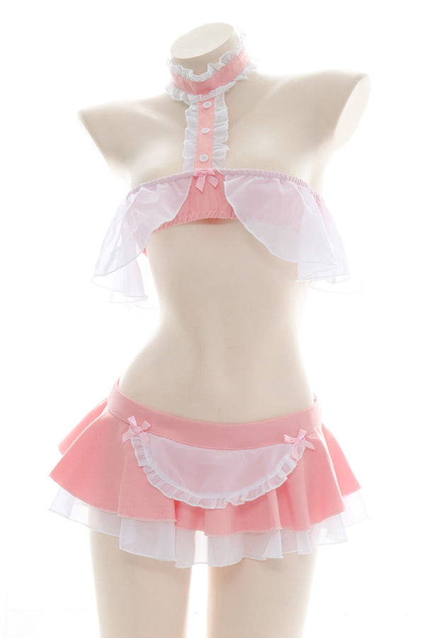 Cute pink maid outfit YC24322