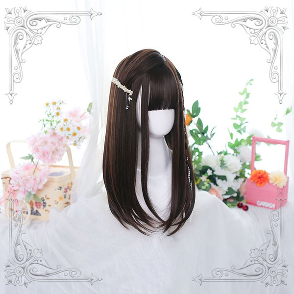 Lolita bangs mid-length wig YC24342