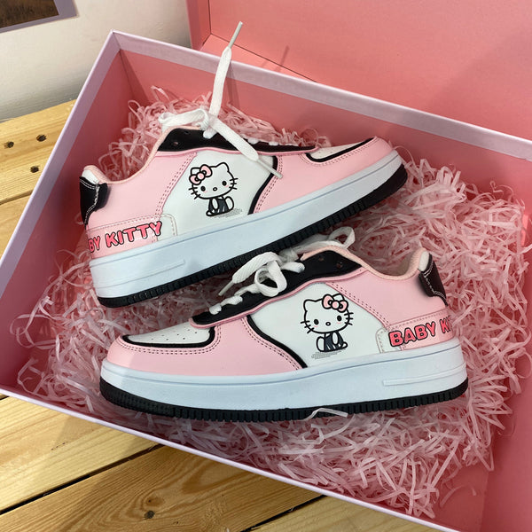 Cute sales pink sneakers