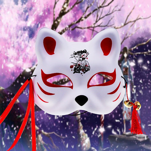 Anime pink fox mask yc24587