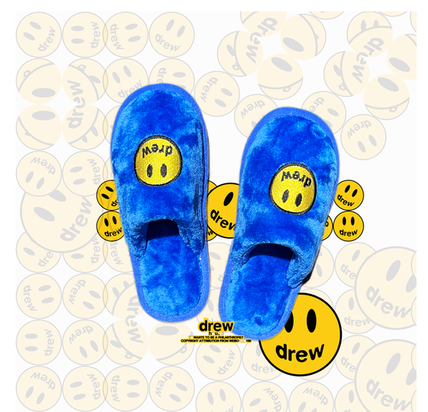 drawn smiling face cotton slippers yc50204