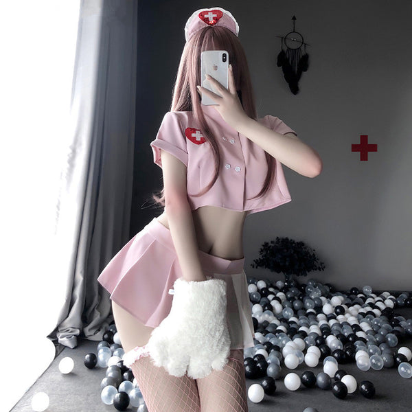 Sexy nurse cos uniform suit YC24146