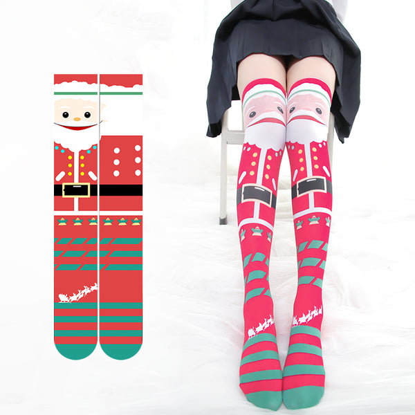 Christmas velvet socks yc22457