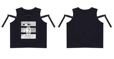 Anime vest + shirt  yc22314