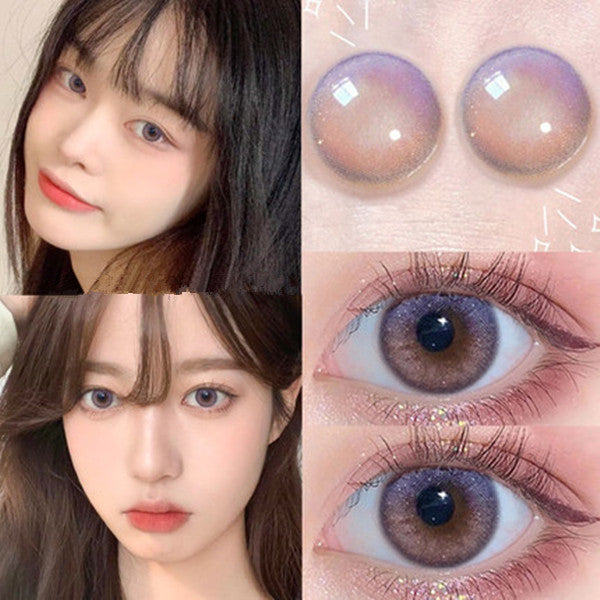 Purple contact lenses (two pieces) yc50130