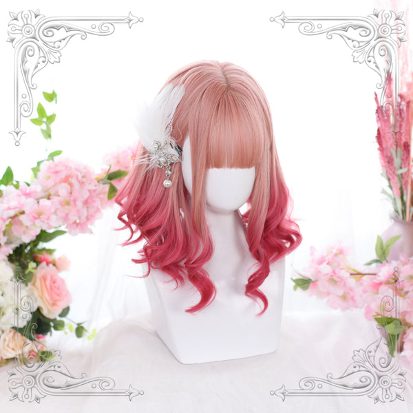 Lolita pink red wig yc22812