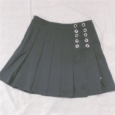 Bow tie high waist skirt    YC21464