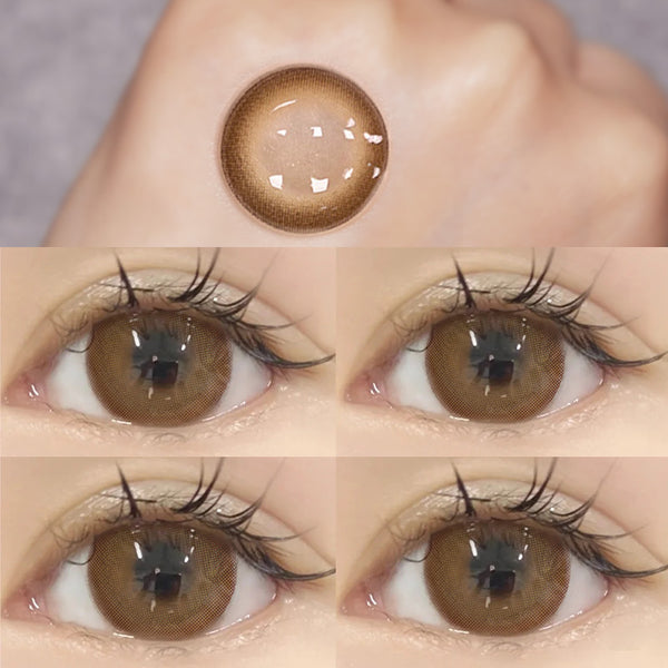 Anime cos brown CONTACT LENS (TWO PIECES) yc24754