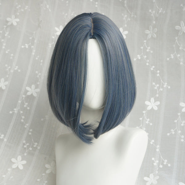 Lolita Blue gray wig yc20918