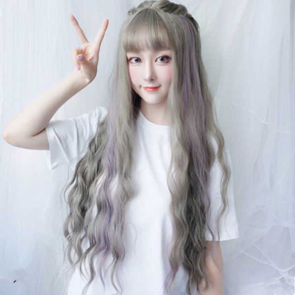 Cute Big Wave Long Roll Wig YC40014