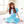 Load image into Gallery viewer, Cosplay K-ON Blue Uniform Dress YC20067

