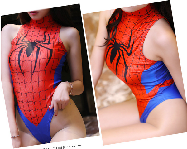 Superhero Spiderman Cosplay Swimsuit YC20160