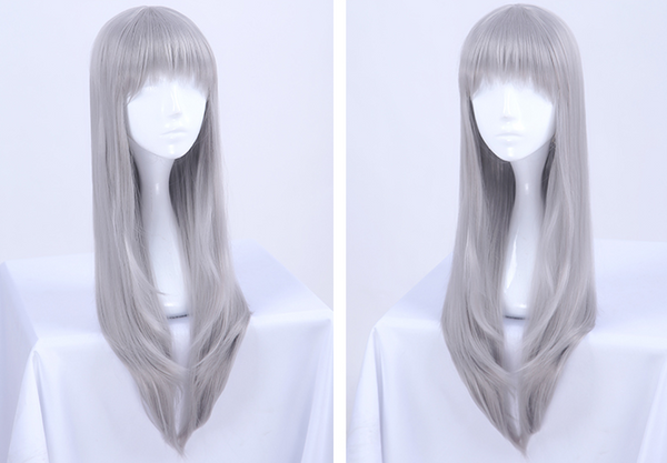 Training cafe silver white COS version wig  YC20170