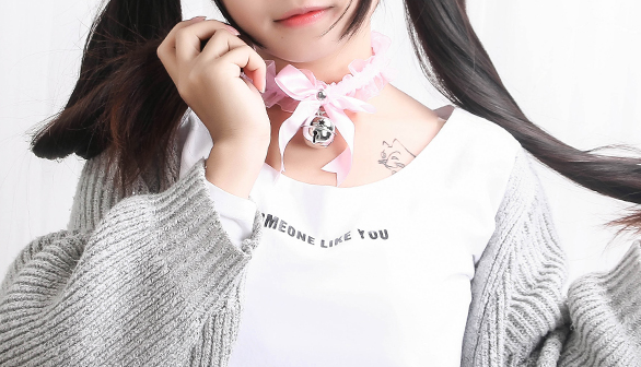 Harajuku lace bell Neck ring YC20190
