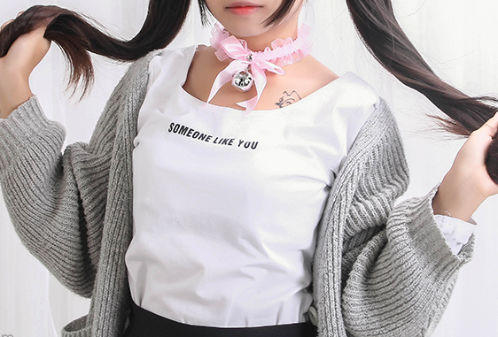 Harajuku lace bell Neck ring YC20190