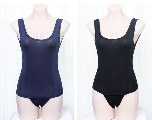 Japanese zipper swimsuit without chest pad YC20193