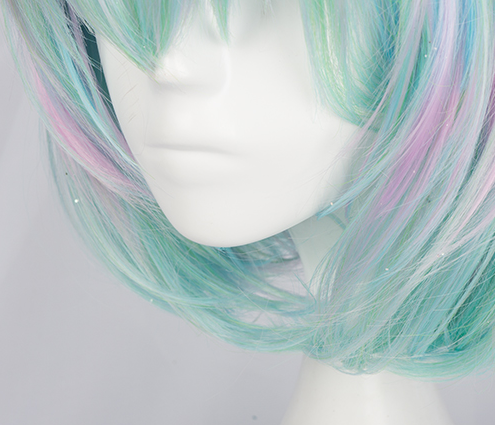 Country of gems Colorful gradient wig (gift Hair net) YC20246