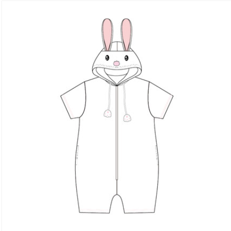 Cute Rabbit Nightdress Pajamas YC20363